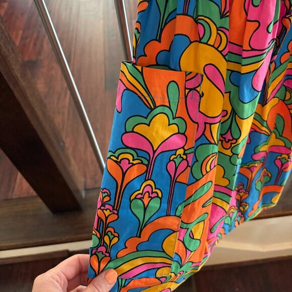 Nooworks Big Pocket Minidress in Auderpopz Print Size Small - Picture 2 of 3